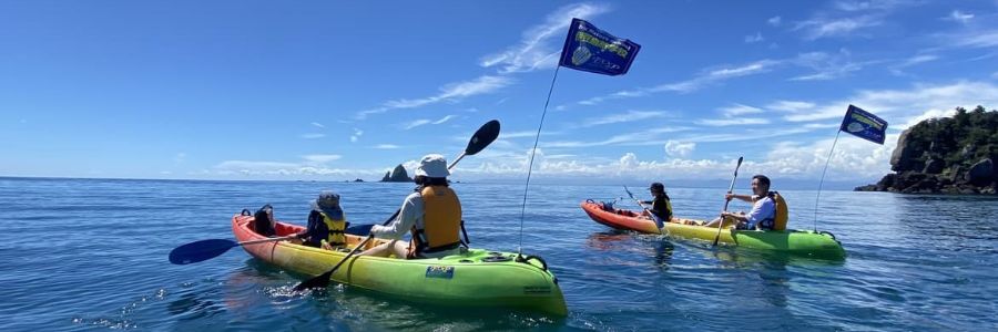 西伊豆シーカヤック　安心して楽しめます